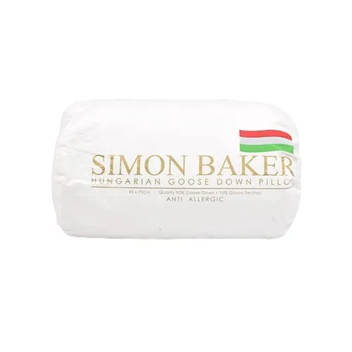 Simon Baker Hungarian Goose Down Pillows 90% Down/10% Feather
