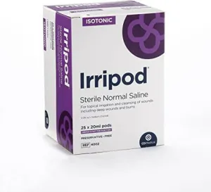 Single 20ML IRRIPOD 0.9%sodium chloride Saline IRRIGATION SOLUTION 20ml