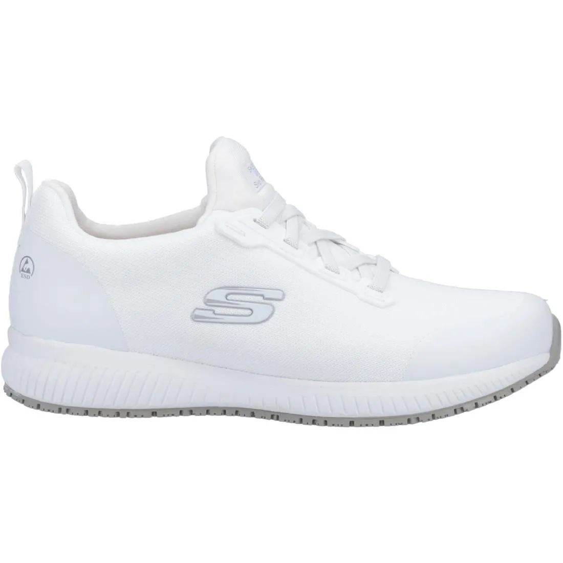 Skechers Slip Resistant Squad Myton Trainers White 45
