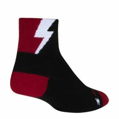 SockGuy Bolt Classic 3 Inch Crew Socks