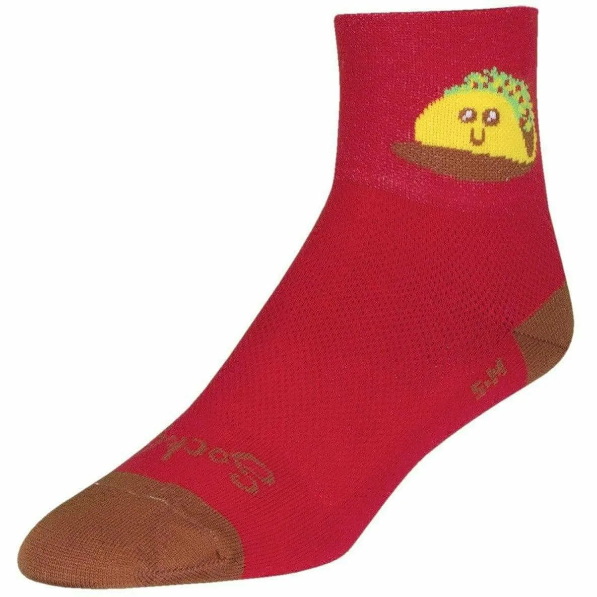 SockGuy Taco Therapy Classic 3 Inch Crew Socks