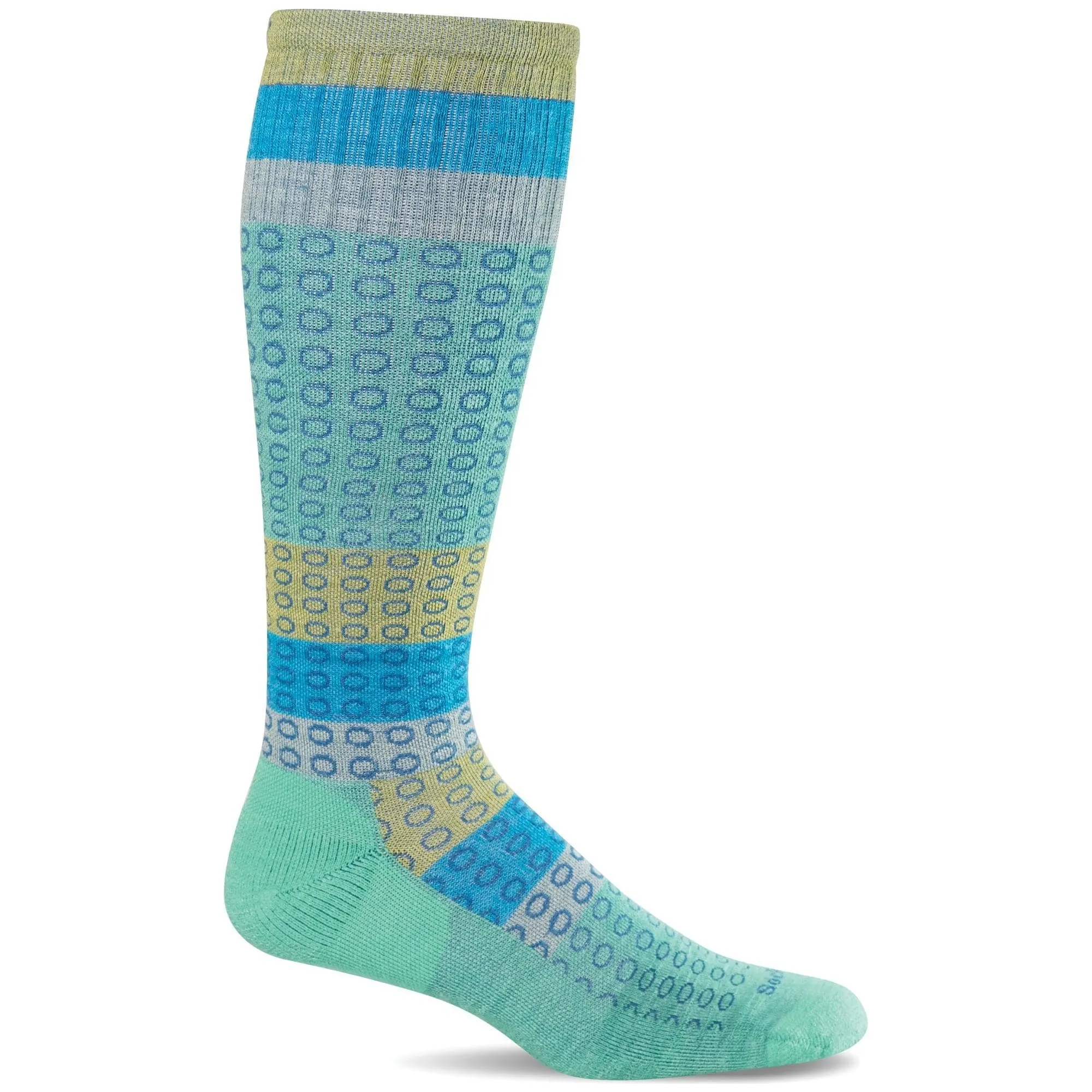 Sockwell Womens Full Circle Wide Calf Fit Moderate Compression Socks