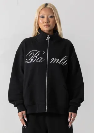 SPEARS ZIP JACKET - BLACK