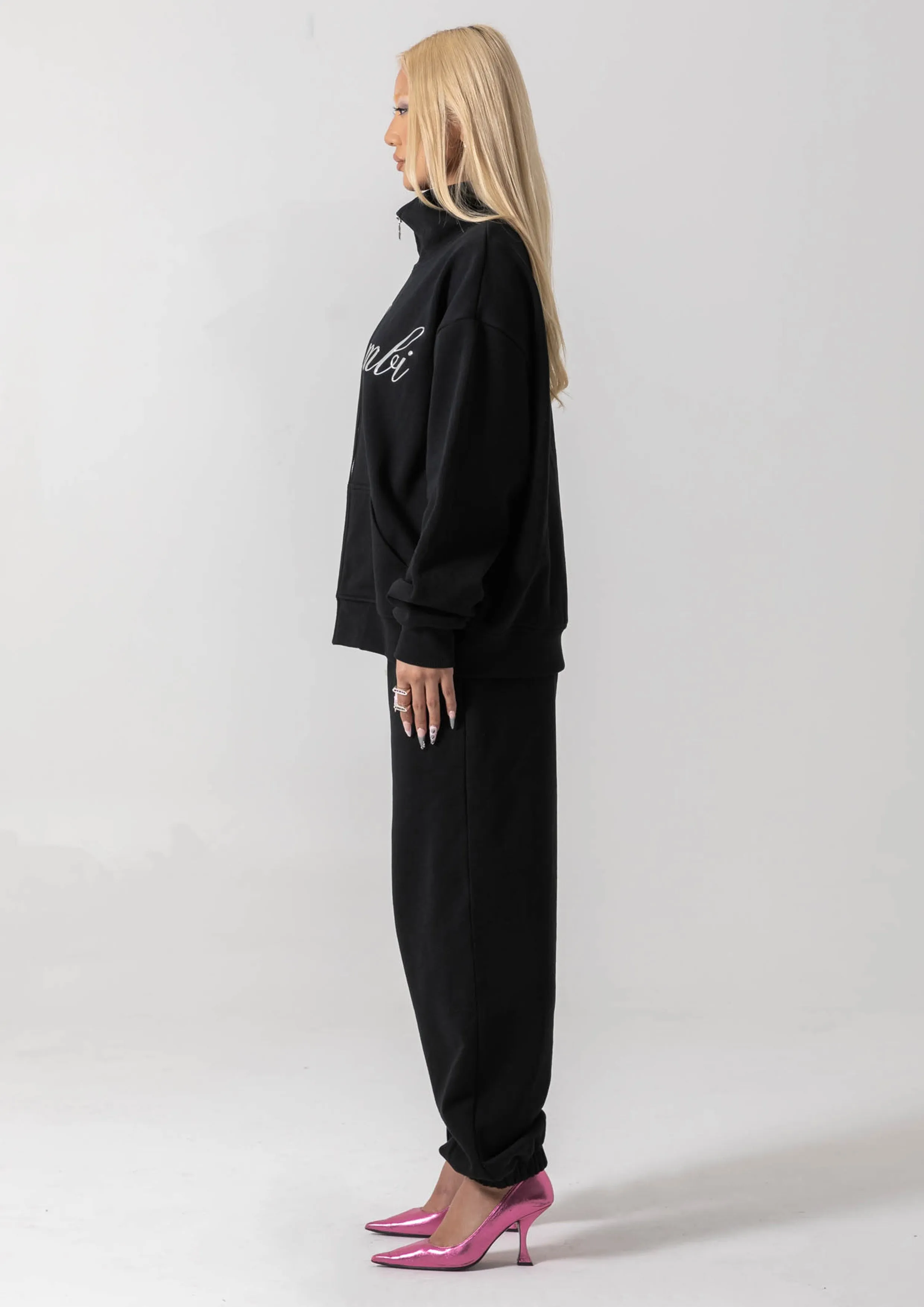 SPEARS ZIP JACKET - BLACK