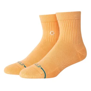 Stance Icon Washed Quarter Socks - Peach