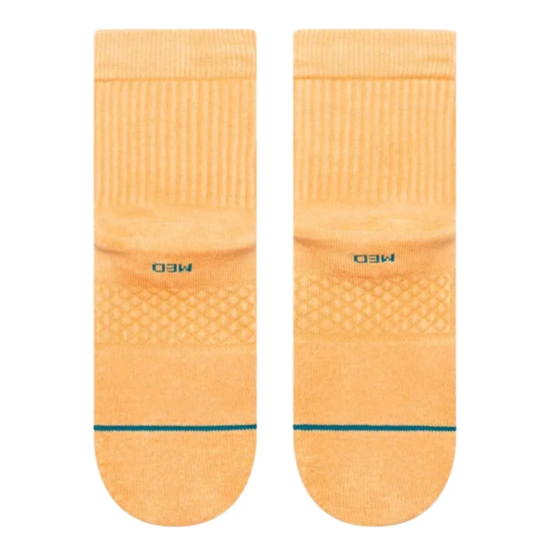 Stance Icon Washed Quarter Socks - Peach