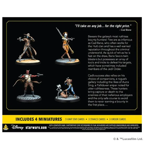 Star Wars: Shatterpoint Fistful of Credits (Cad Bane Squad Pack)