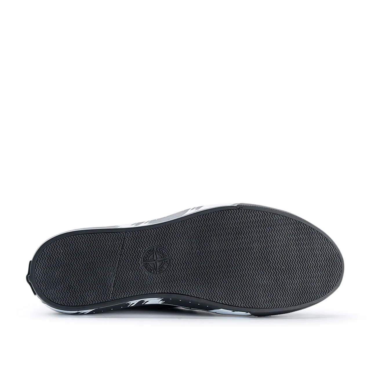 stone island shadow project slip-on mid leather (black)
