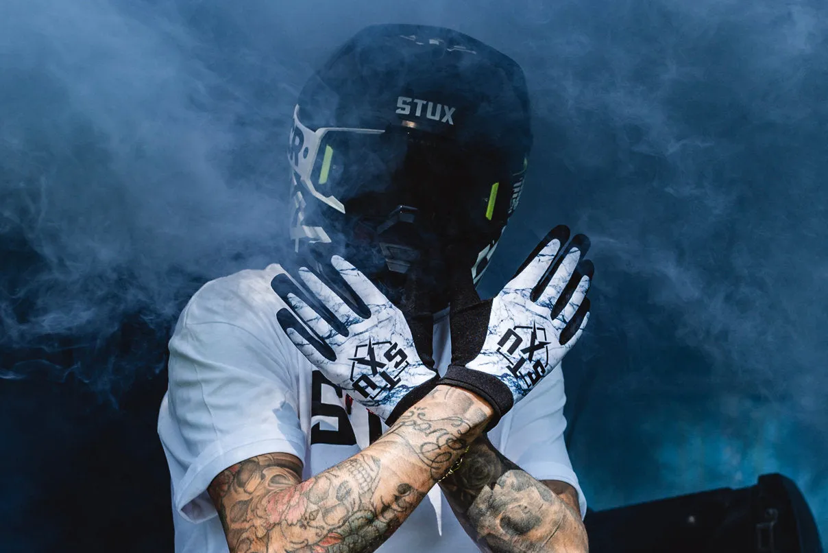 Stux Faze Marble White MX Glove
