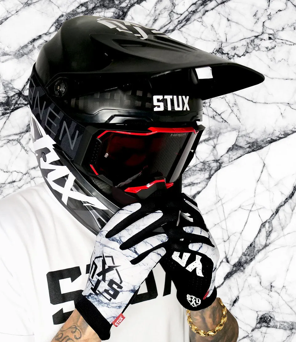 Stux Faze Marble White MX Glove