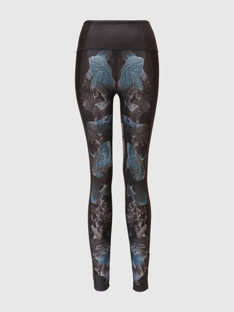 Svelte Legging Koi Blue