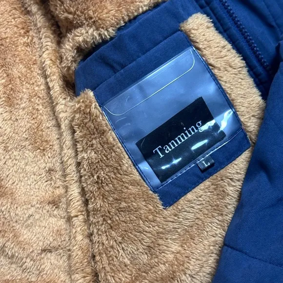 TANMING WOMENS WINTER COAT WITH HOOD FAUX FUR *NEW