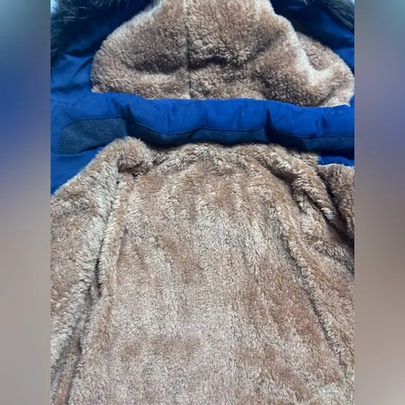 TANMING WOMENS WINTER COAT WITH HOOD FAUX FUR *NEW