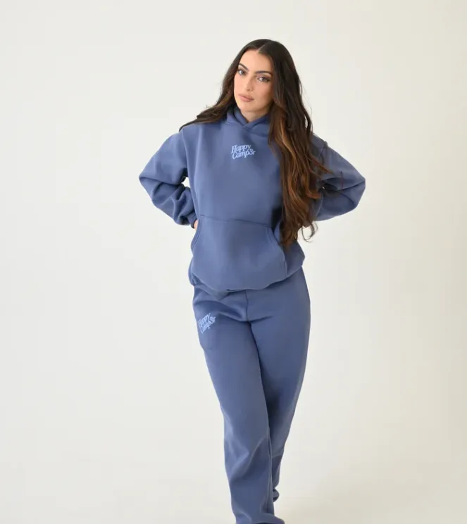 The Happy Camp3r Puff Series Sweatpant in Vintage Blue