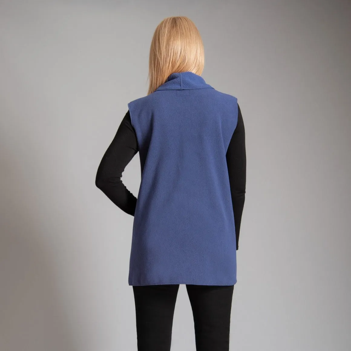 The Lisa Vest Heather Sherpa