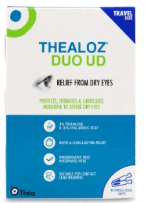 Thealoz duo eye drops Ud 30 dose Thealoz duo Eye Drops ud 30 doses