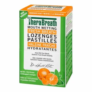 Thera Breath Dry Mouth Lozenges 72 Wrapped Lozenges Mandarin   Mint