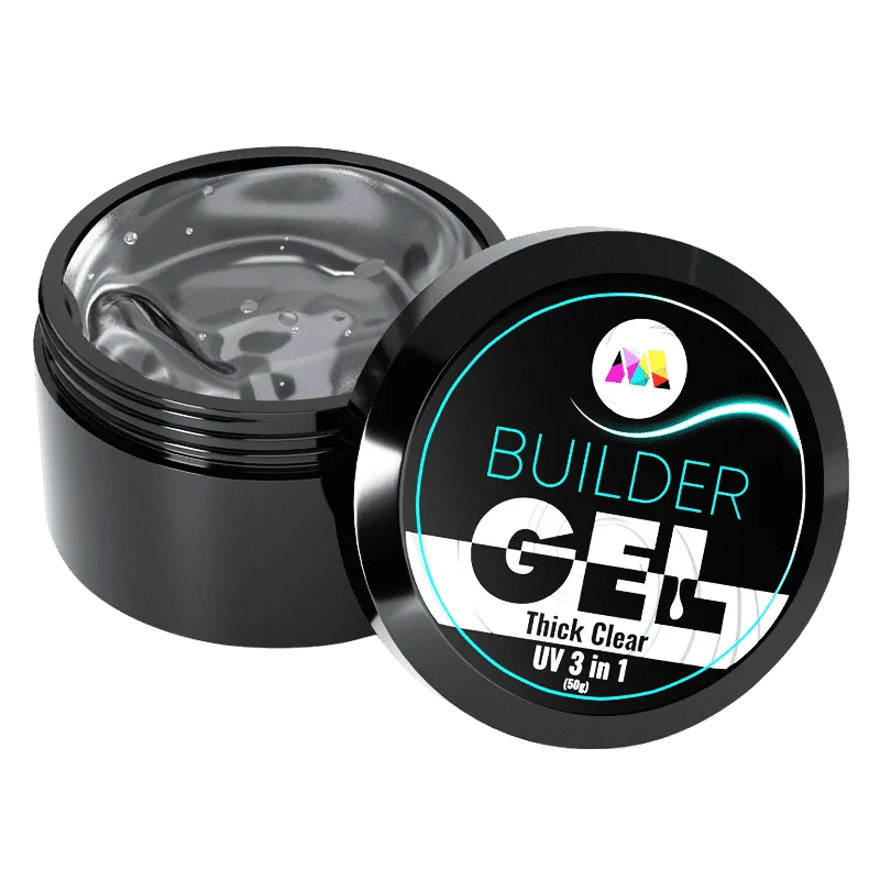 Thick Clear UV Builder Gel - 50g