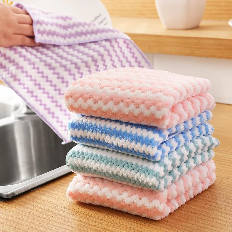 Thick Coral Fleece Absorbent Cloth