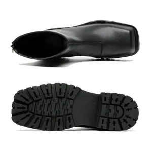 Thick Soled Platform Men's Boots