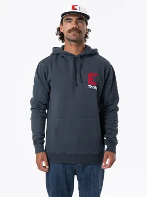THRILLS UNITED FRONT PULL ON HOOD - EBONY