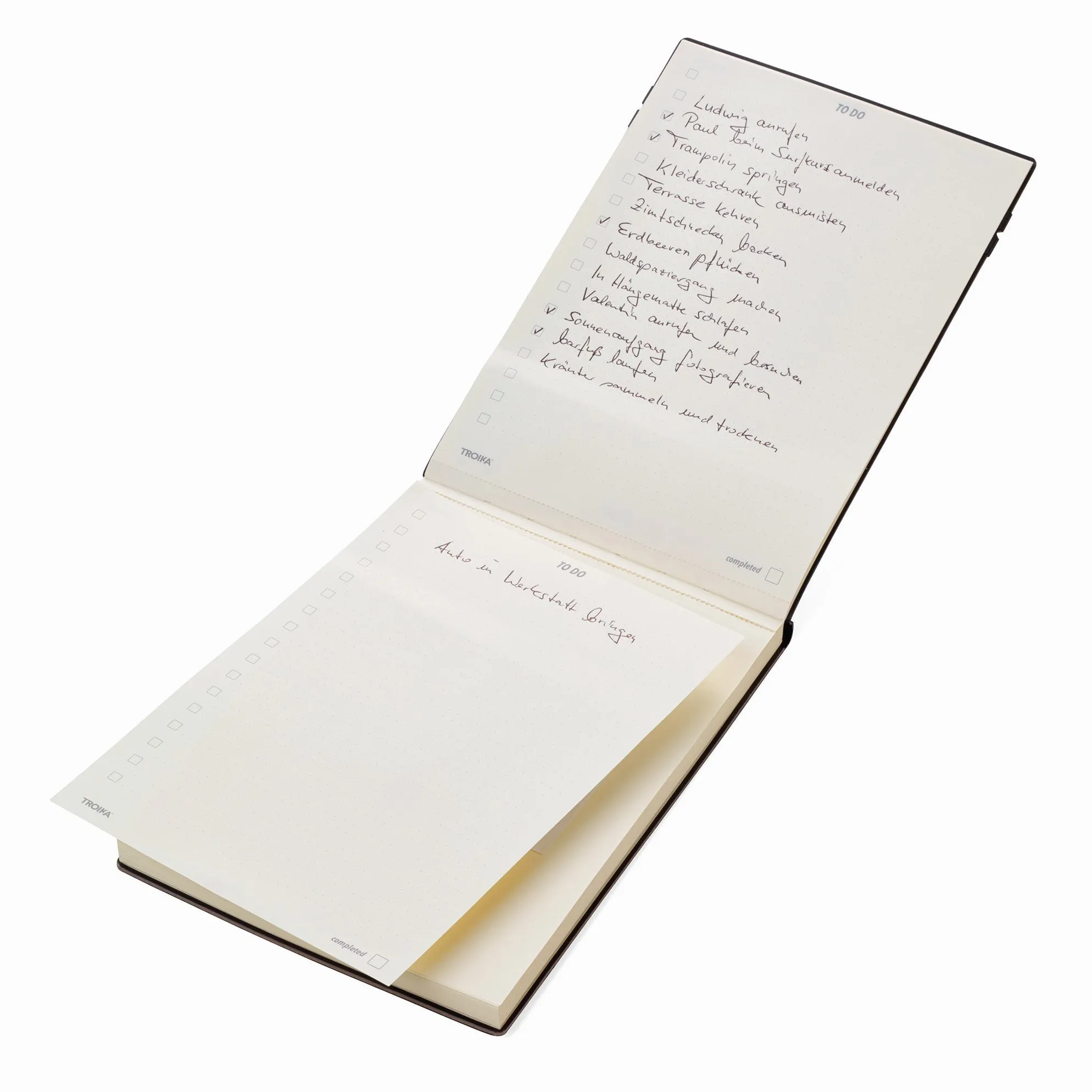 TROIKA Notepad A5 Productivity Notepad TO DO PAD Black
