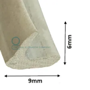 TSEC 016-  Self Adhesive Finned Sponge Seal (9mm x 6mm)