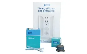 TSK Professional Bundle - 1 Box of Steriglide Cannulas, 1 Needle Holder and 1 Treatment Tray