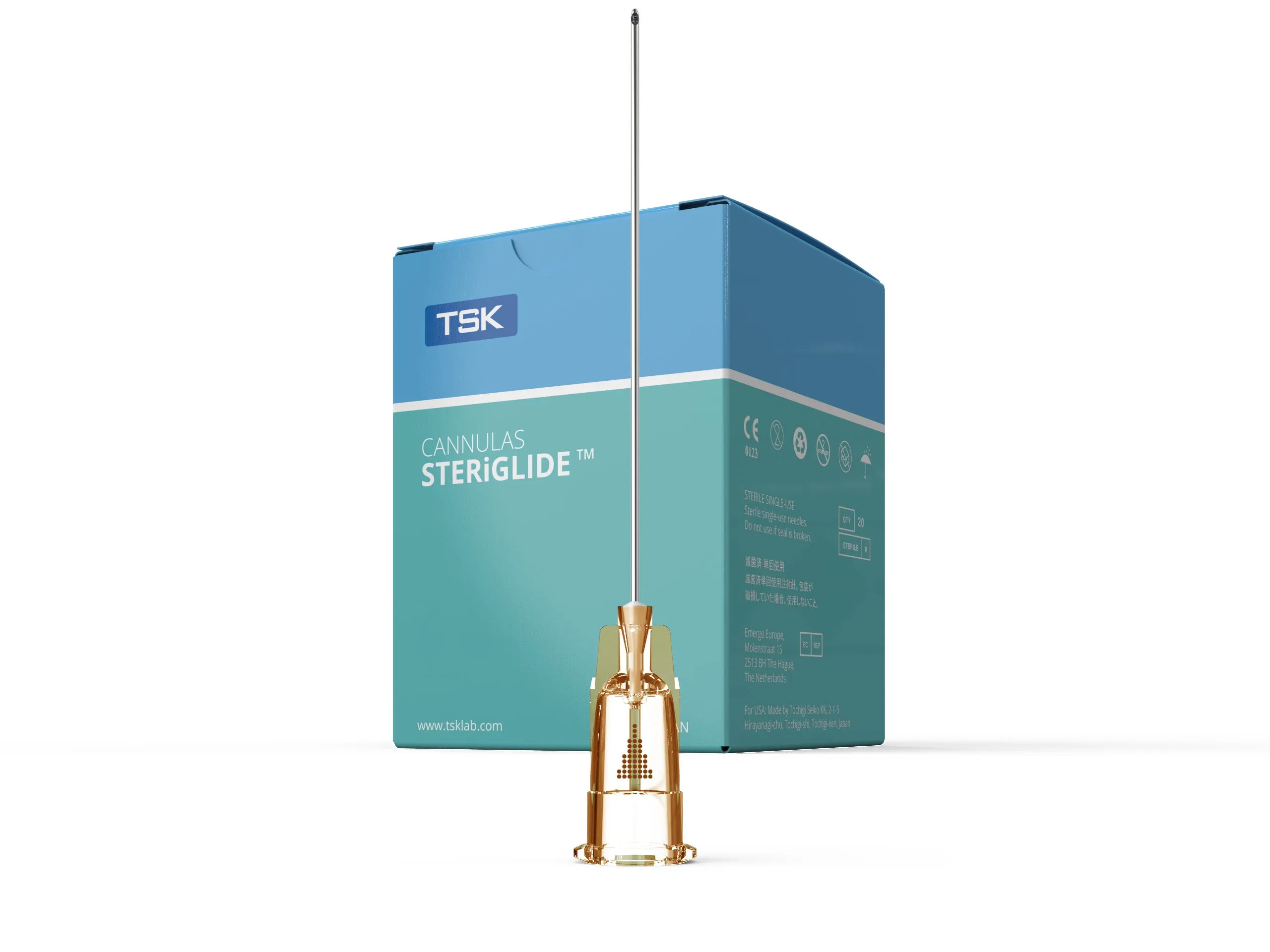 TSK Steriglide - Dermal Filling Cannulas - Box of 20