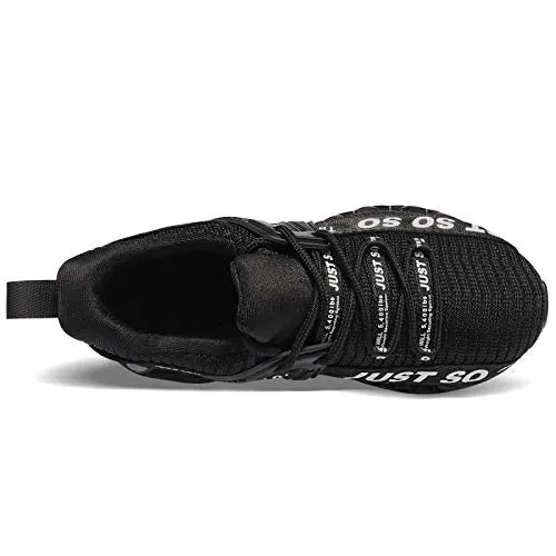 UMYOGO Kids Tennis Shoes, Black