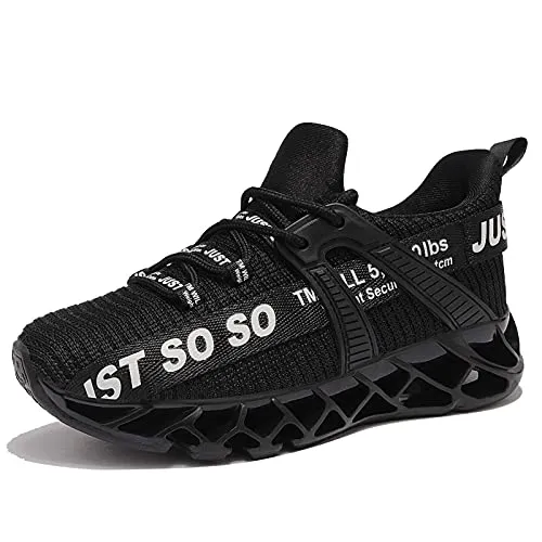 UMYOGO Kids Tennis Shoes, Black