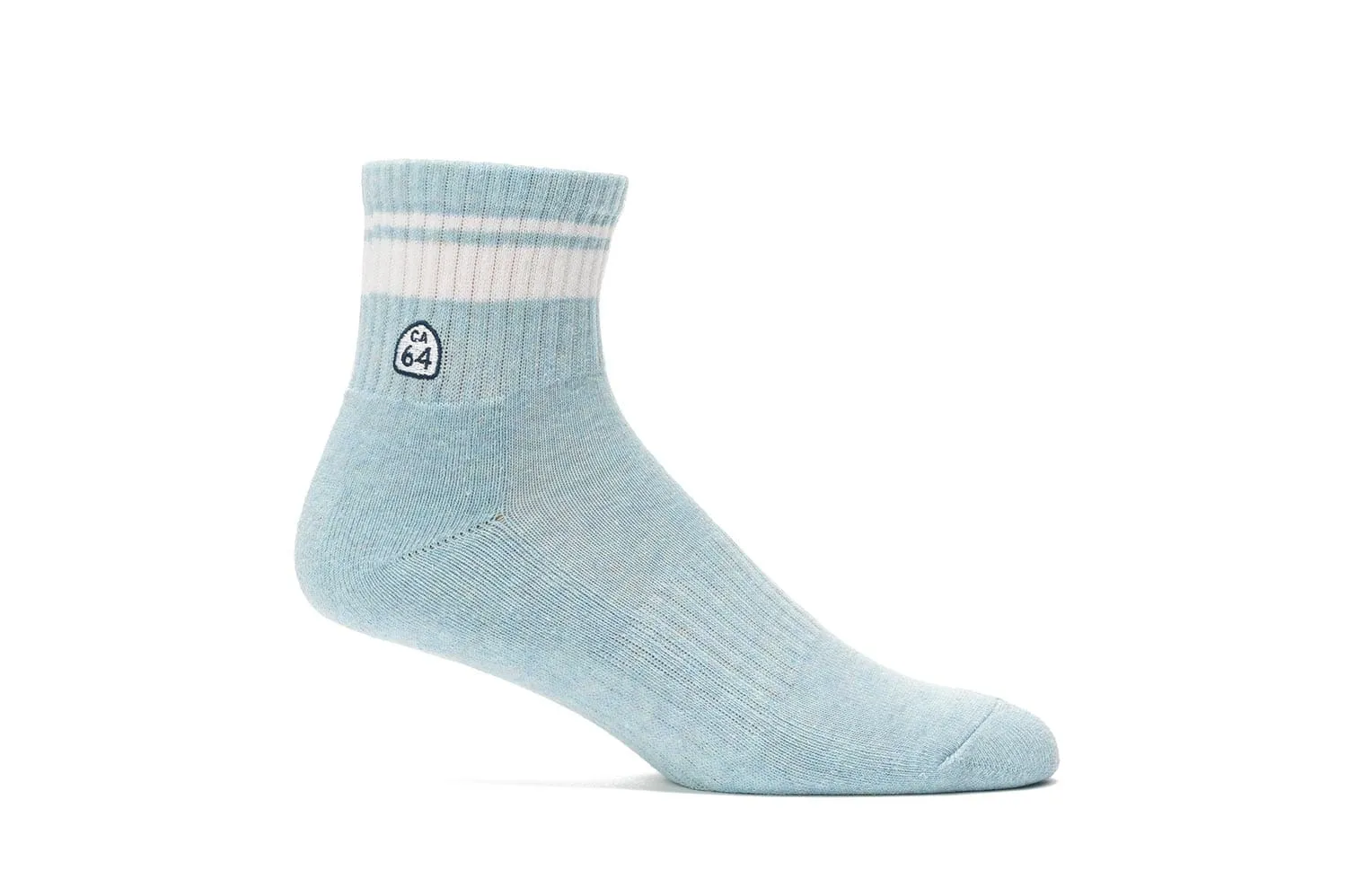 Unisex - Show-Off Mini Crew Sock - Light Blue