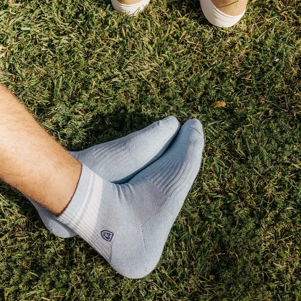 Unisex - Show-Off Mini Crew Sock - Light Blue