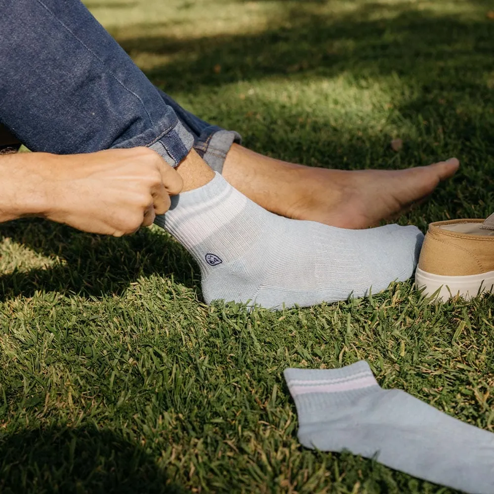 Unisex - Show-Off Mini Crew Sock - Light Blue