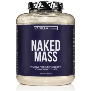 Vanilla Weight Gainer Protein Supplement | Vanilla Naked Mass - 8LB