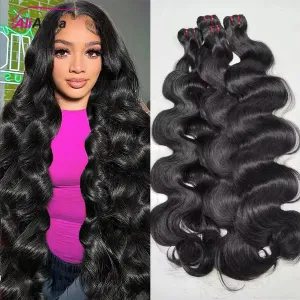 Vietnamese Raw Hair Bundles Thick Body Wave Hair Extensions