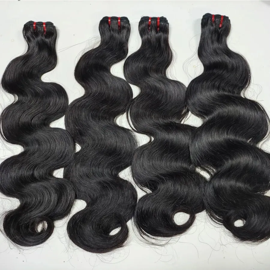 Vietnamese Raw Hair Bundles Thick Body Wave Hair Extensions