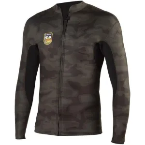 VISSLA SOLID SETS 2MM FRONT ZIP JACKET CAMO
