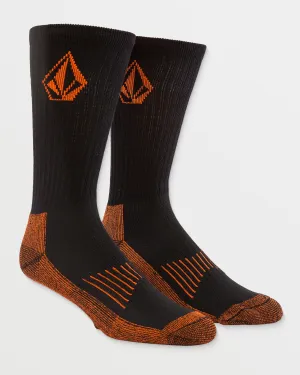Volcom Workwear Socks (3 Pack) - BLACK