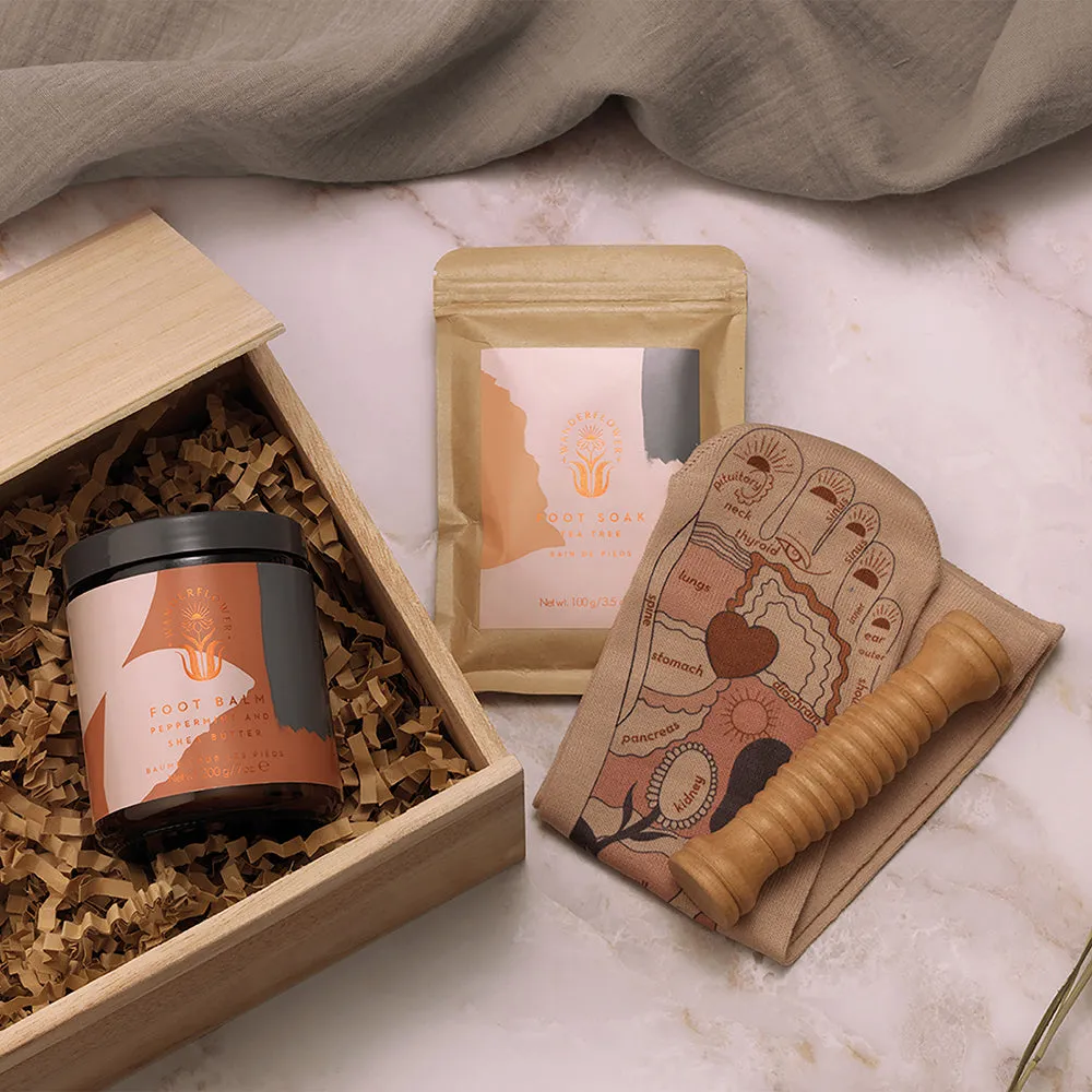 Wanderflower Down To Earth Reflexology Gift Set
