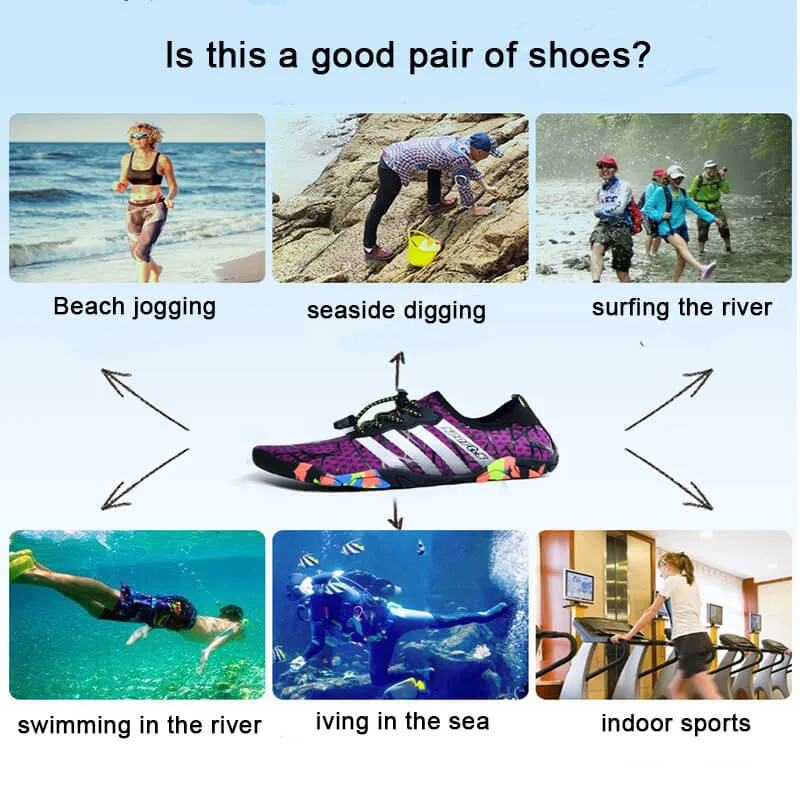 Water Shoes Women Men Quick Drying Swim Beach Aqua Shoes for Water Sport Diving Hiking Sailing Travel