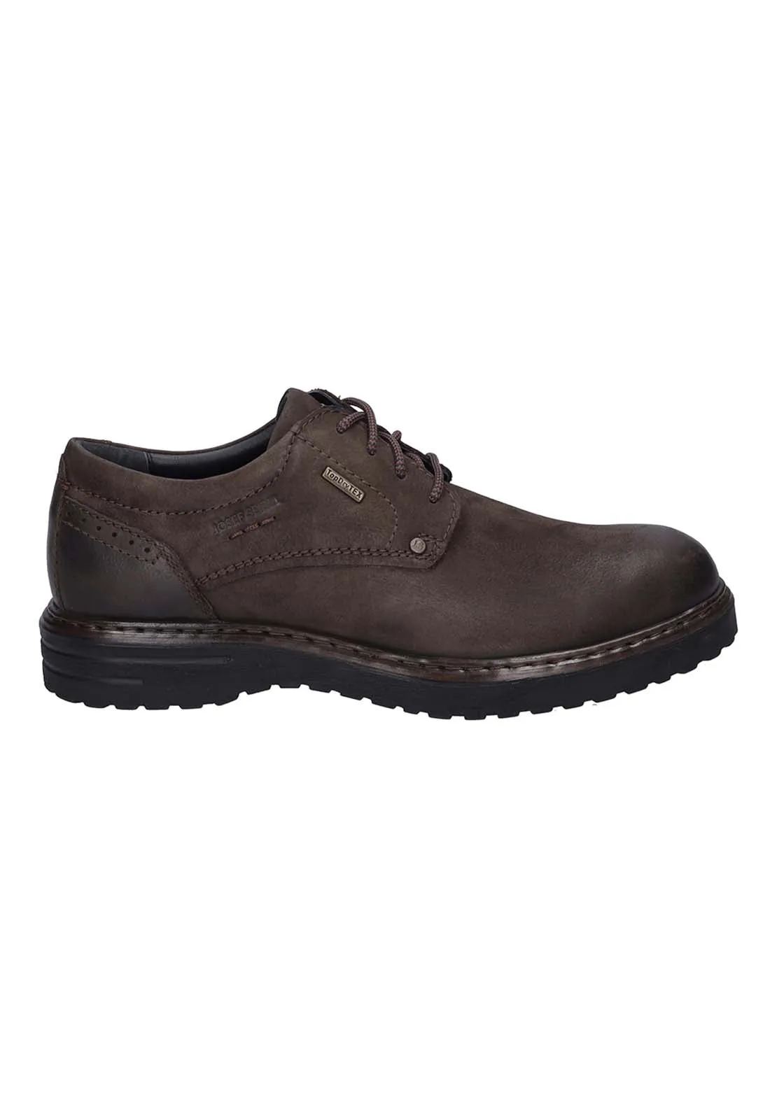 Waterproof Lace Up Shoe - Brown