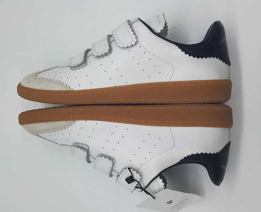 White Beth Leather Sneakers