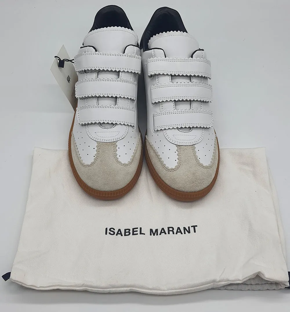 White Beth Leather Sneakers