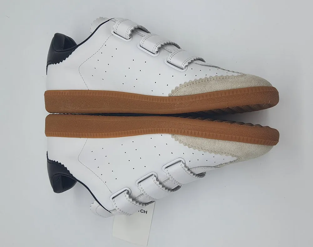 White Beth Leather Sneakers