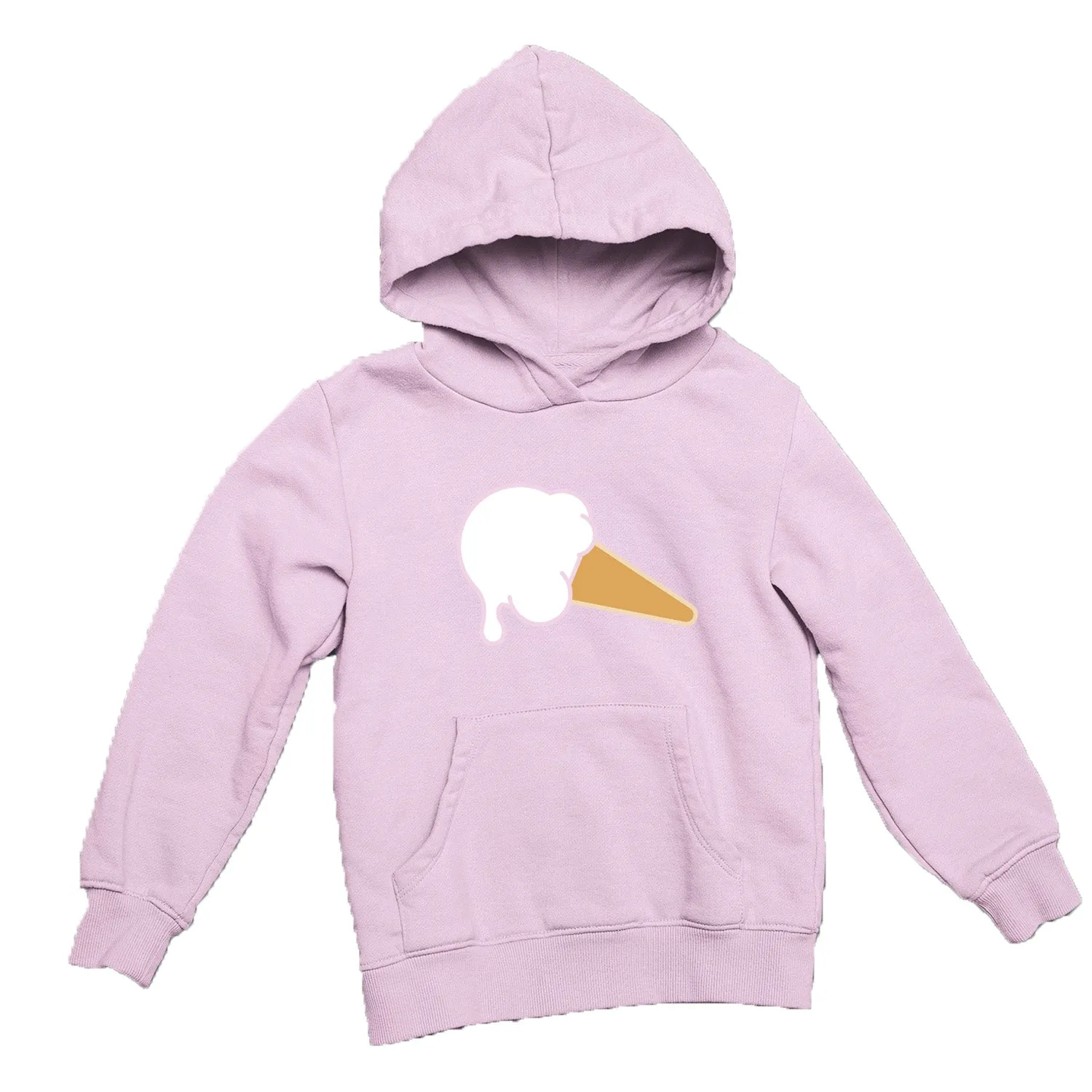 White Chenille Cone Hoodie