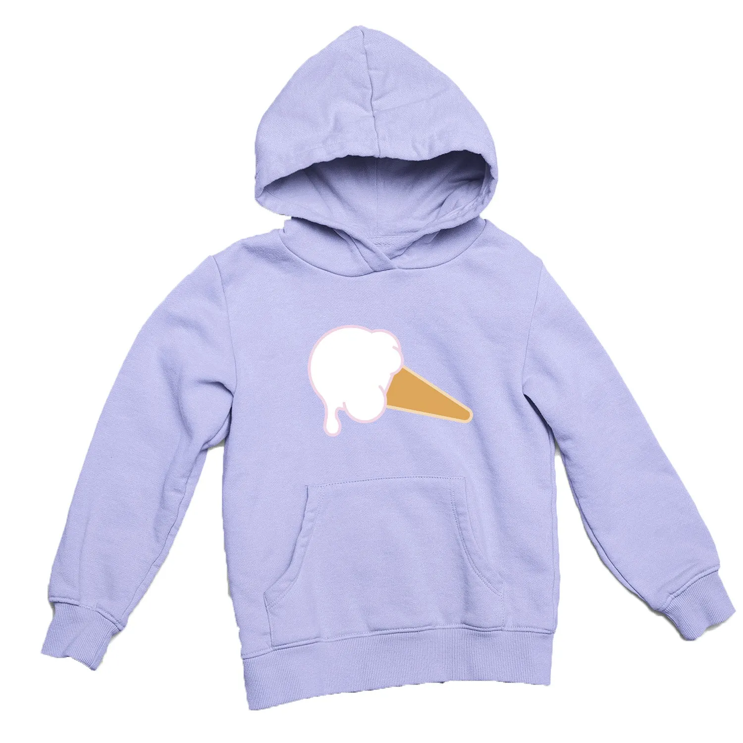 White Chenille Cone Hoodie