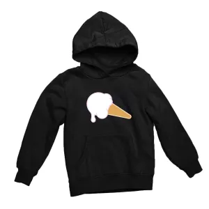 White Chenille Cone Hoodie