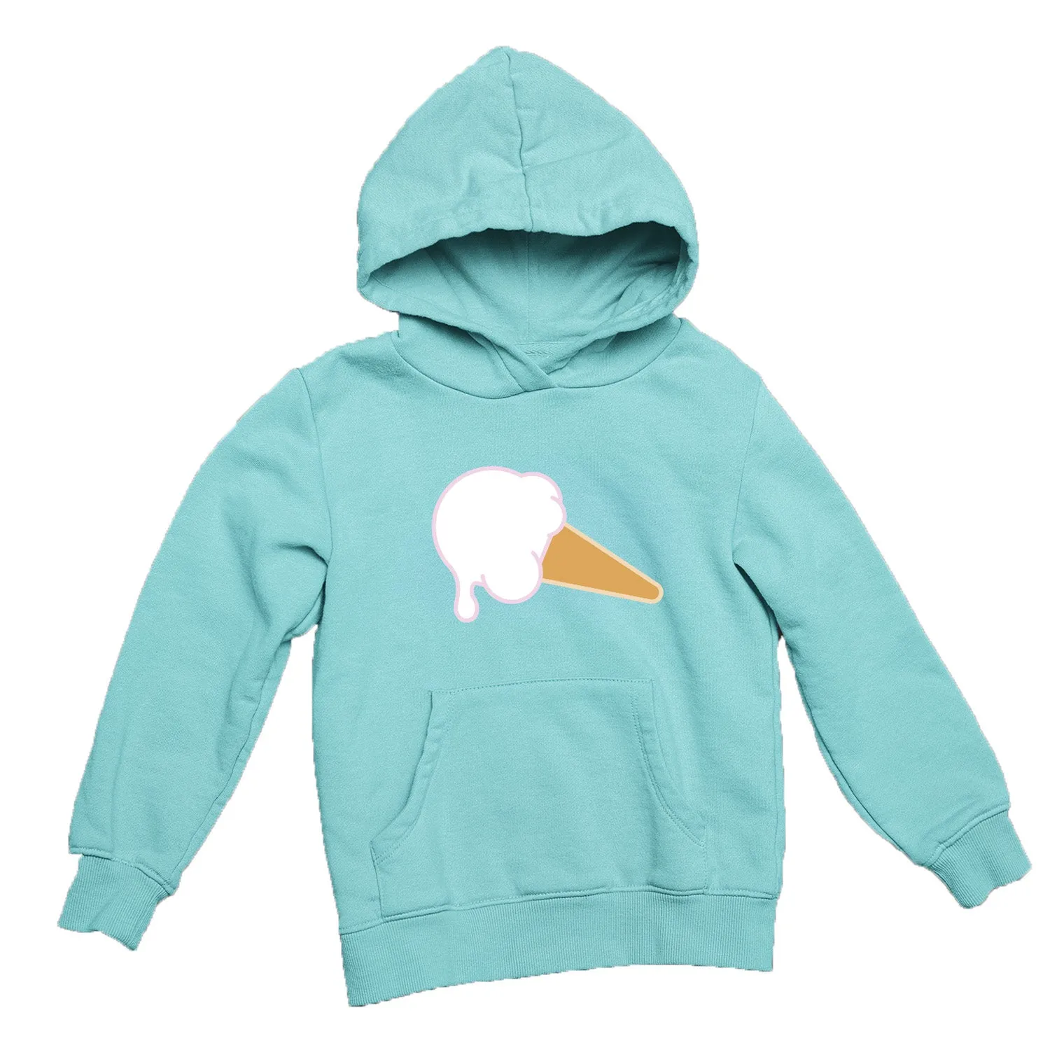 White Chenille Cone Hoodie