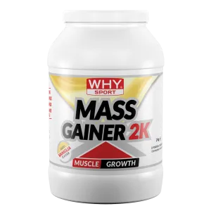 Why Sport Mass Gainer 2K 2kg Vaniglia in Polvere per Massa e Recupero